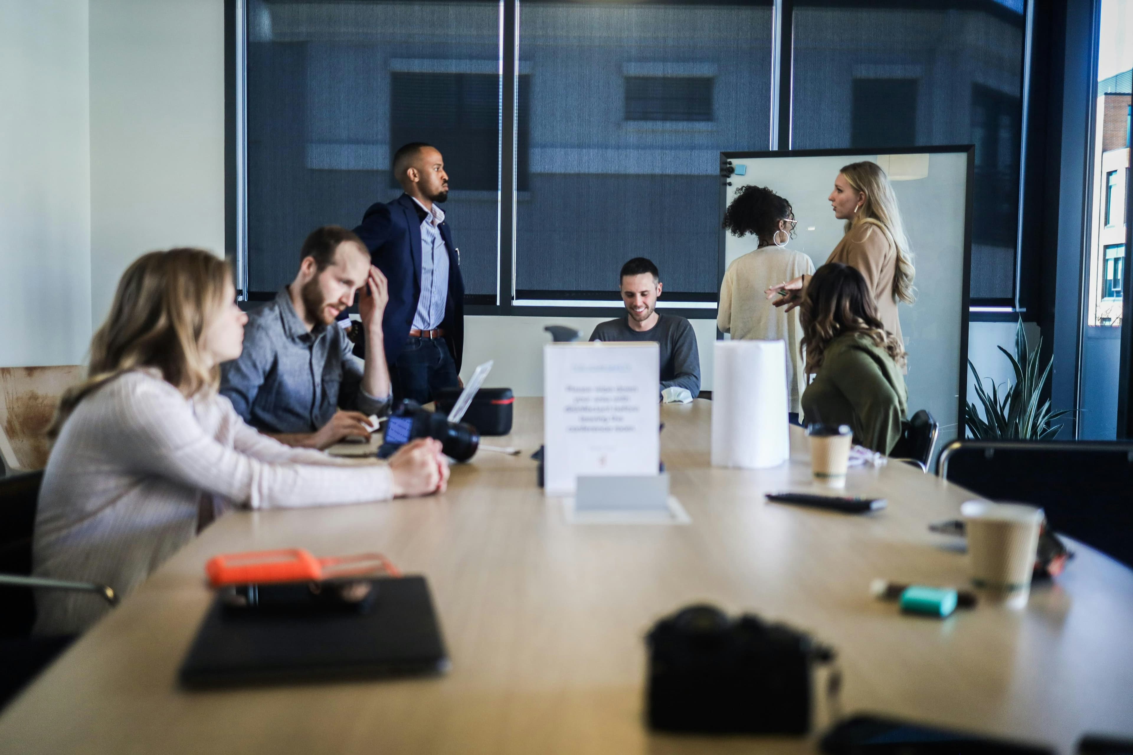 Professional IT staffing and recruitment meeting